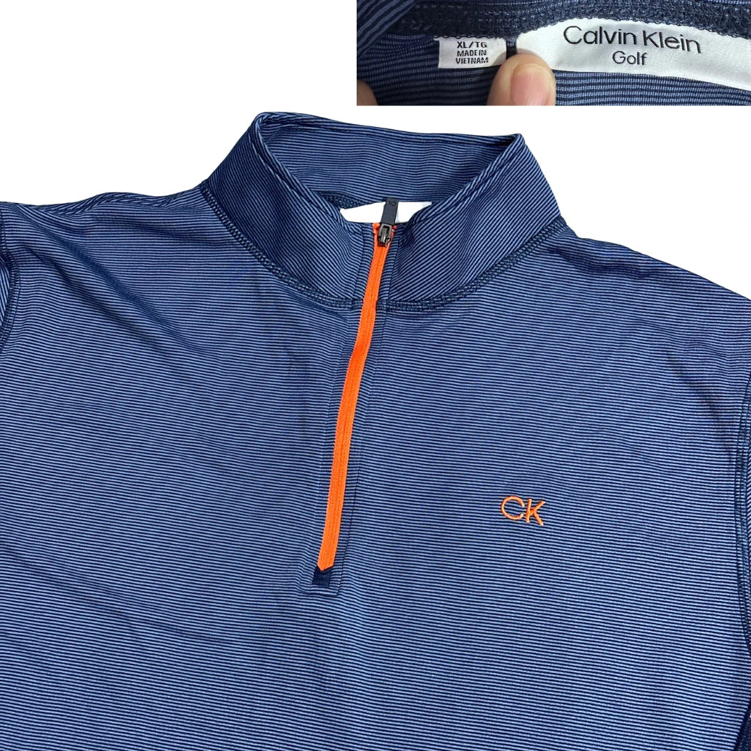 🏌️ Calvin Klein® Golf Quarter Zip Performance Shirt(XL)