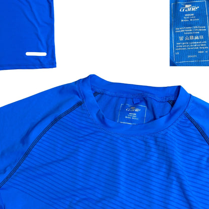 Crane® Electric Blue Performance Compression Shirt ⚡(M)