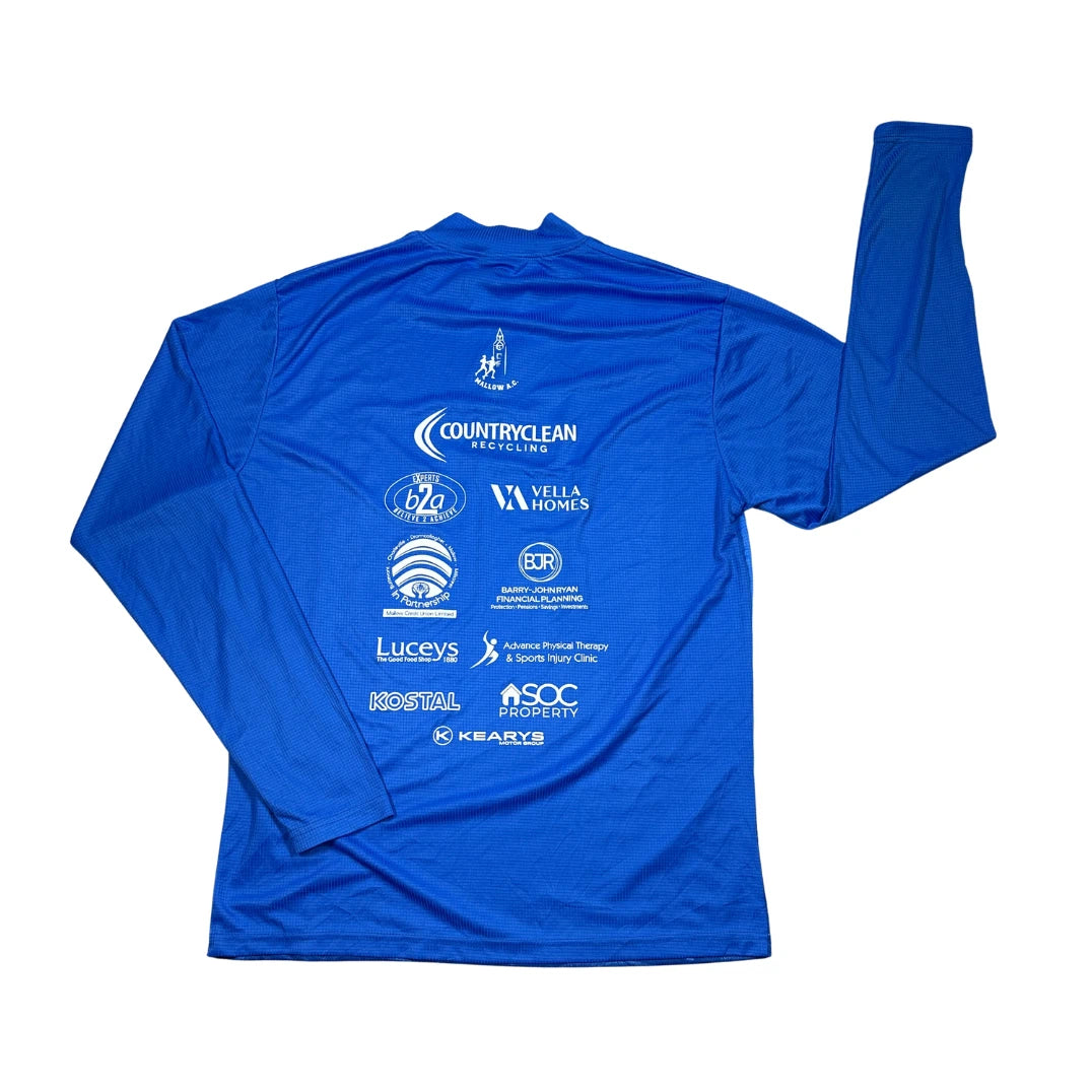 RVI Sports® Blue Quarter Zip Running Top (L)