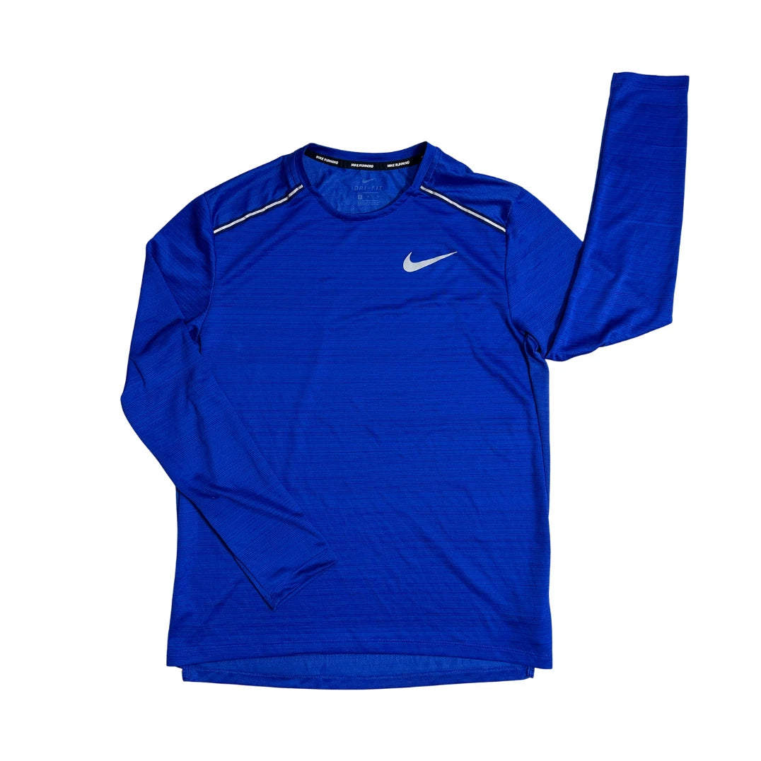 Nike® Dri-FIT Running Long Sleeve Performance Tee(M)