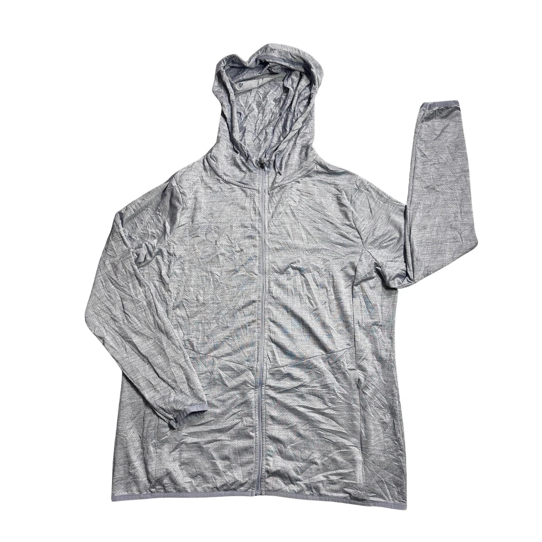 Dunnes Stores® Grey Performance Hooded Jacket (L)