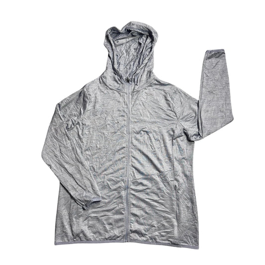 Dunnes Stores® Grey Performance Hooded Jacket (L)