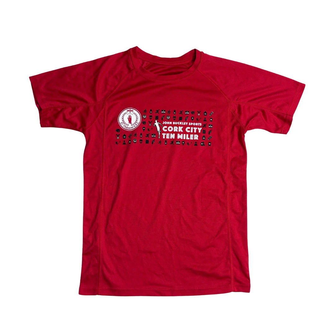 Cork City Ten Miler Event Performance Sports Tee 🔴(S)