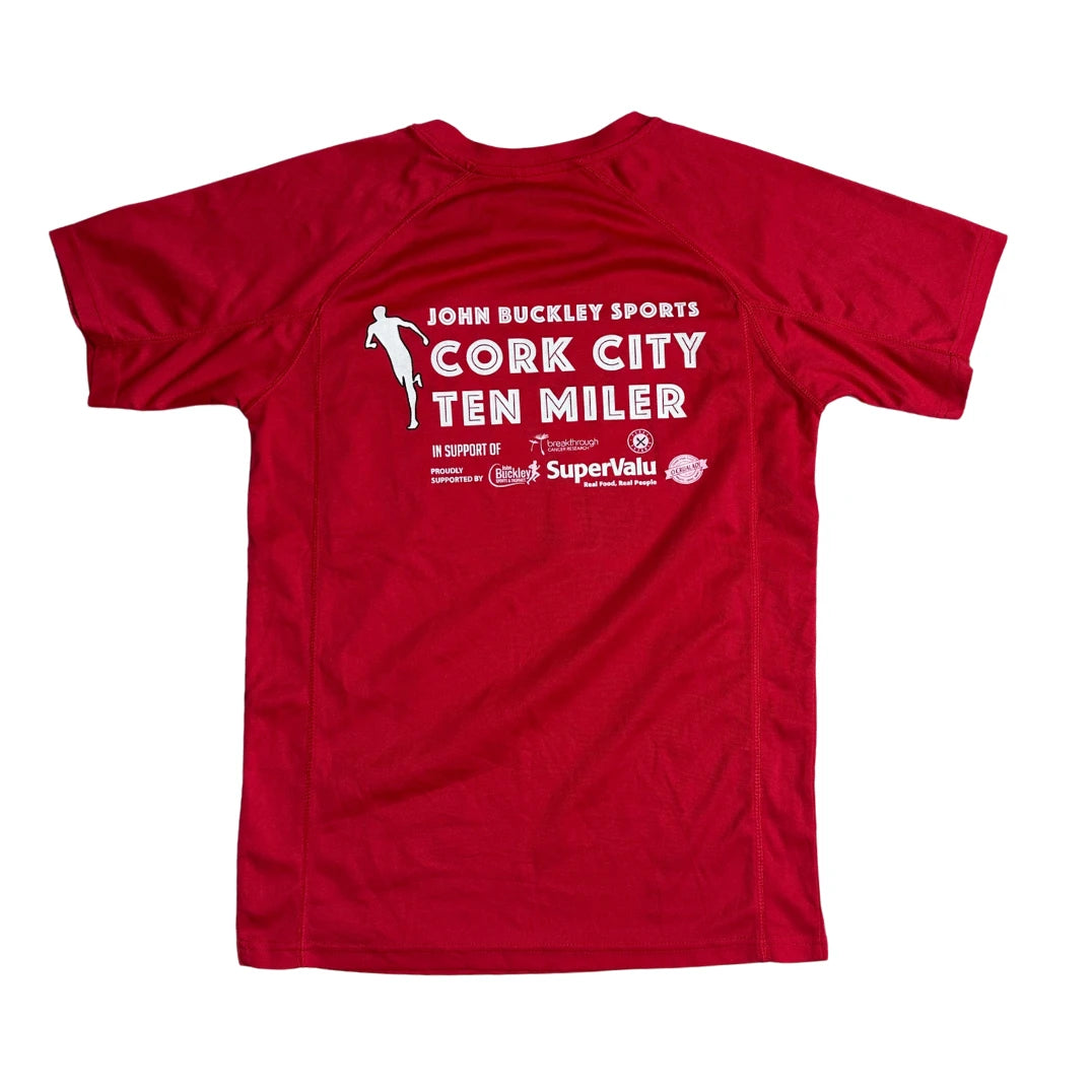 Cork City Ten Miler Event Performance Sports Tee 🔴(S)