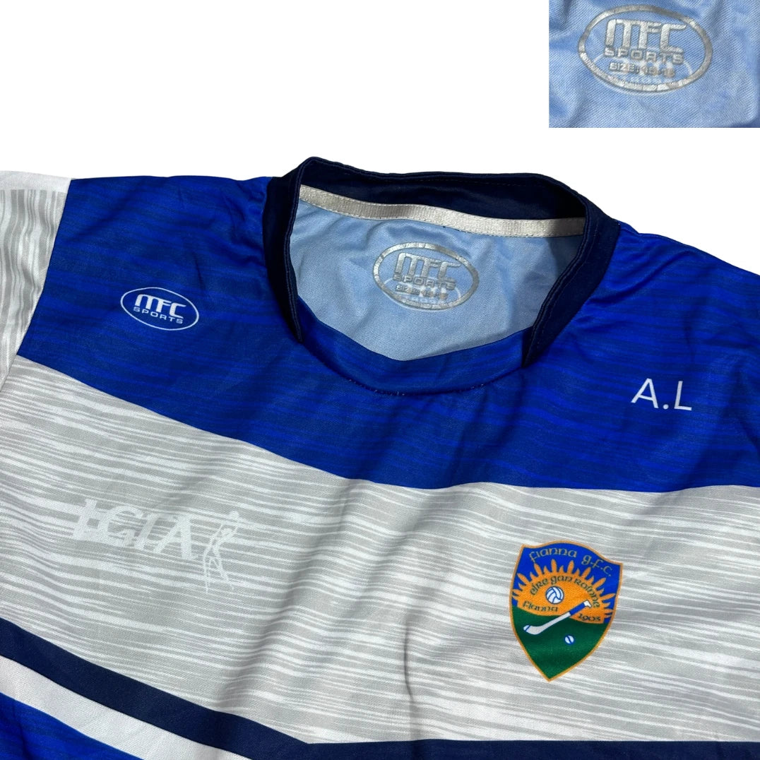 MFC Sports® Blue Gaelic Athletic Jersey 🔵⚪(S)