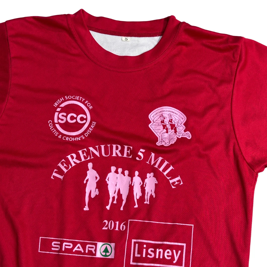 Terenure 5 Mile Long Sleeve Running Shirt 🔴(S)
