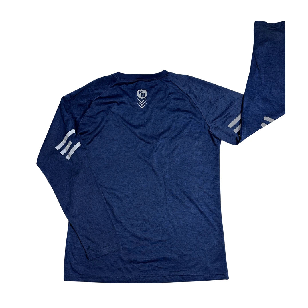 Player House® Athletic Long Sleeve Performance Shirt 🔵(L)