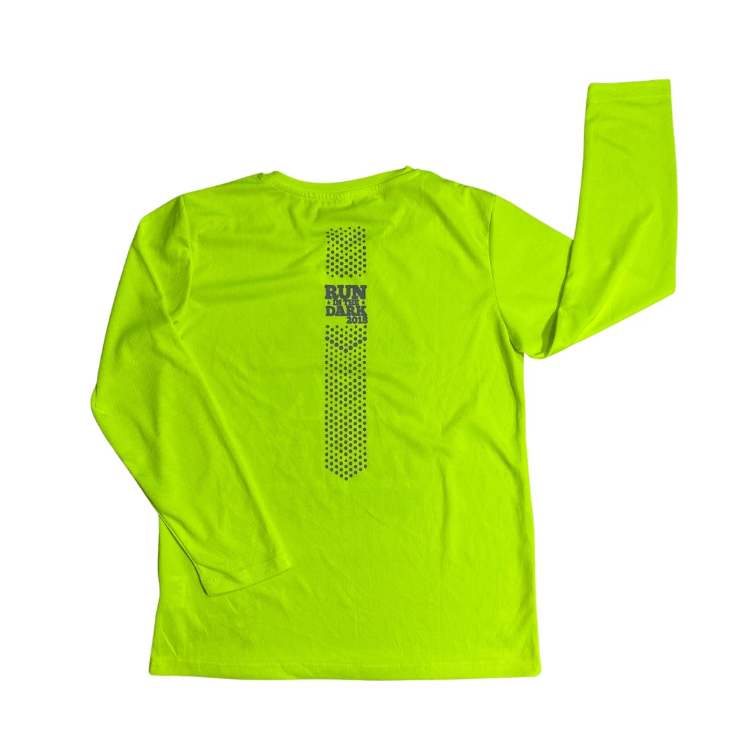 Run In The Dark Reflective Performance Long Sleeve Tee 💚(L)