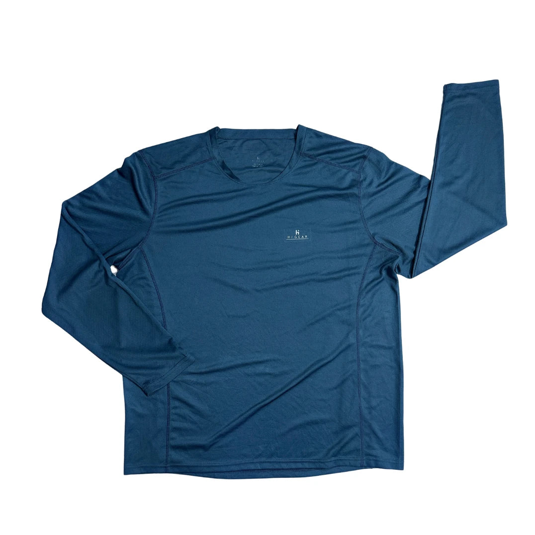 Higear® Navy Performance Long Sleeve T-Shirt 🏃(2XL)