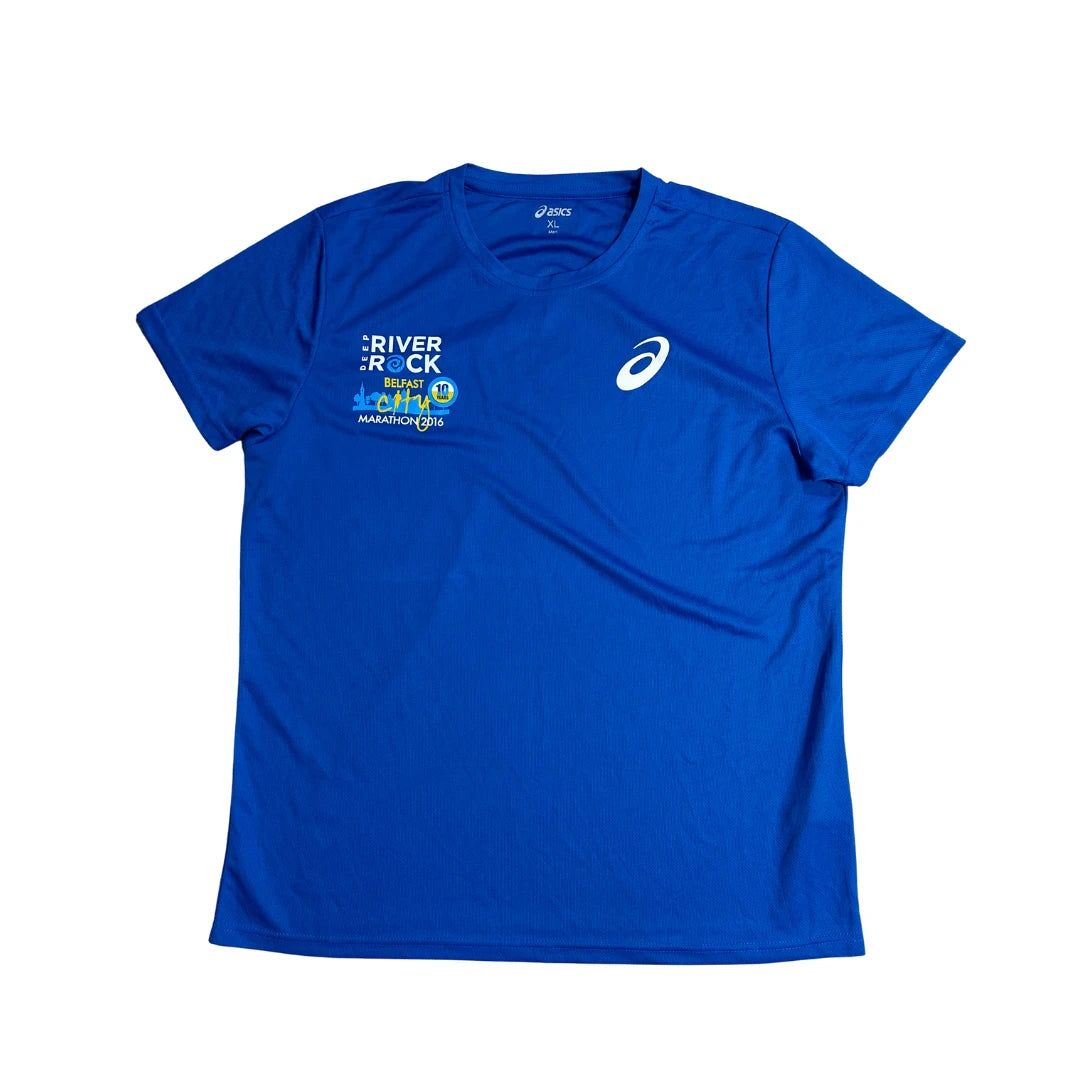 Asics® Blue Marathon Performance T-Shirt 🏅(XL)