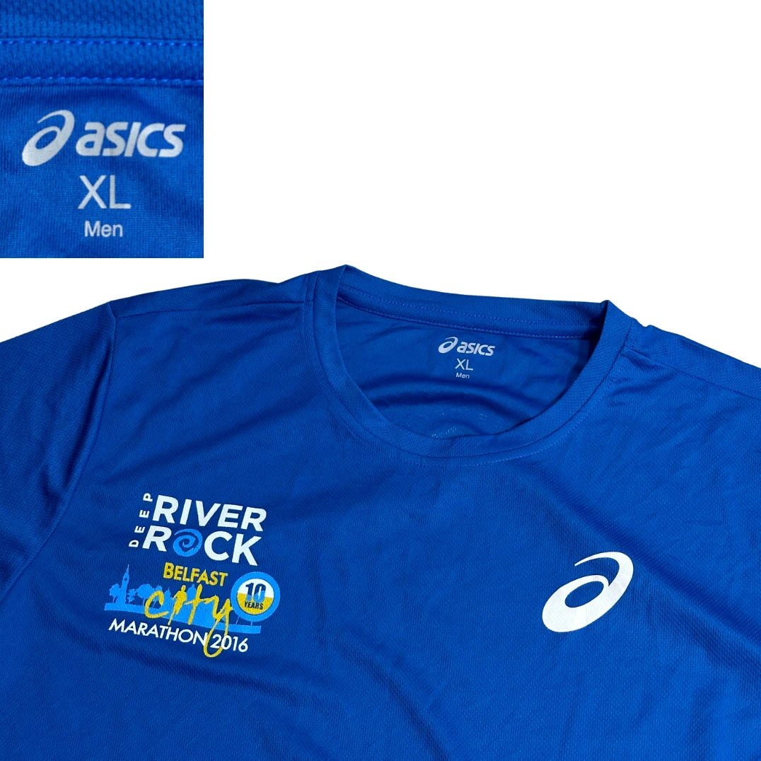 Asics® Blue Marathon Performance T-Shirt 🏅(XL)