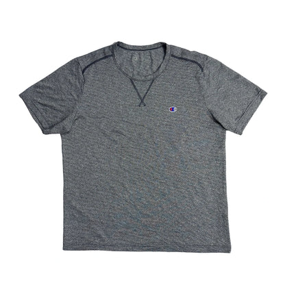 Champion® Grey Textured Athletic T-Shirt 🏋️(L)