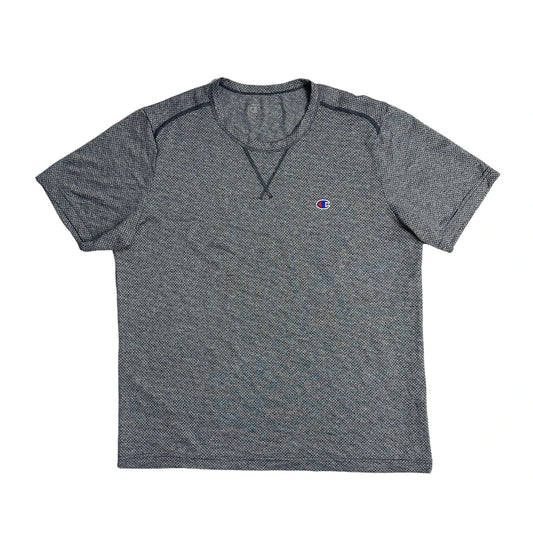Champion® Grey Textured Athletic T-Shirt 🏋️(L)