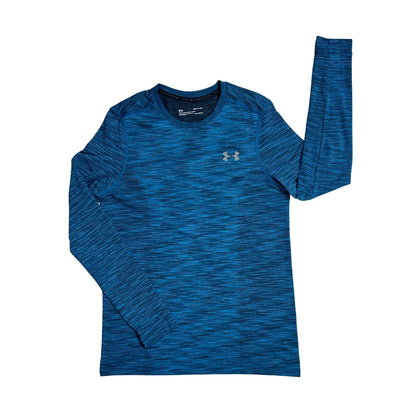 Under Armour® Blue Threadborne Performance Long Sleeve T-Shirt 💙(S)