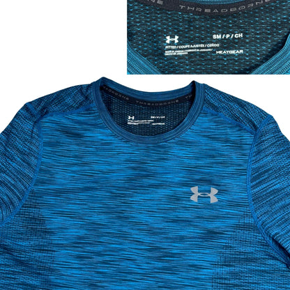 Under Armour® Blue Threadborne Performance Long Sleeve T-Shirt 💙(S)