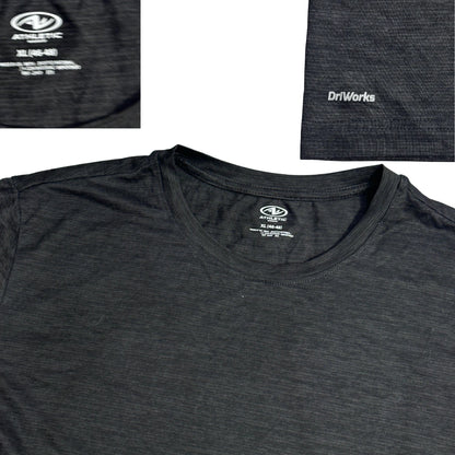 Athletic® Black DriWorks Performance T-Shirt ⚡(XL)