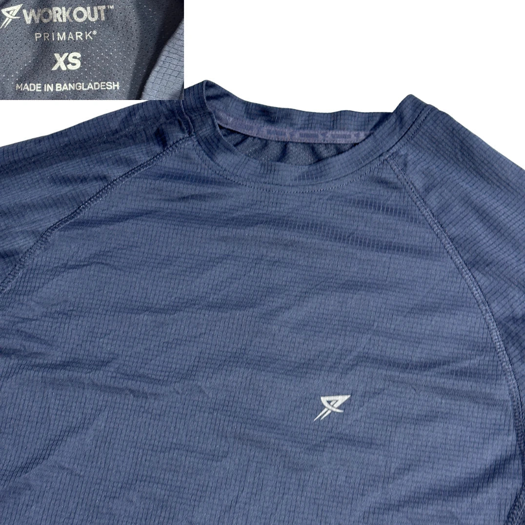 Workout® Navy Performance Training T-Shirt 🏋️(XS)
