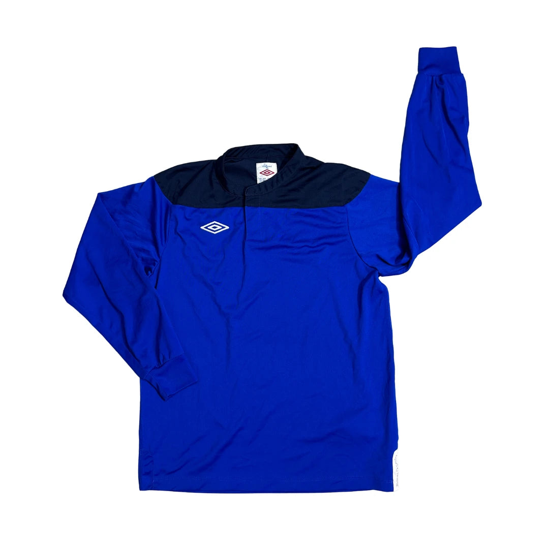 🔥 Umbro® Blue Athletic Training Long Sleeve Jersey(S)