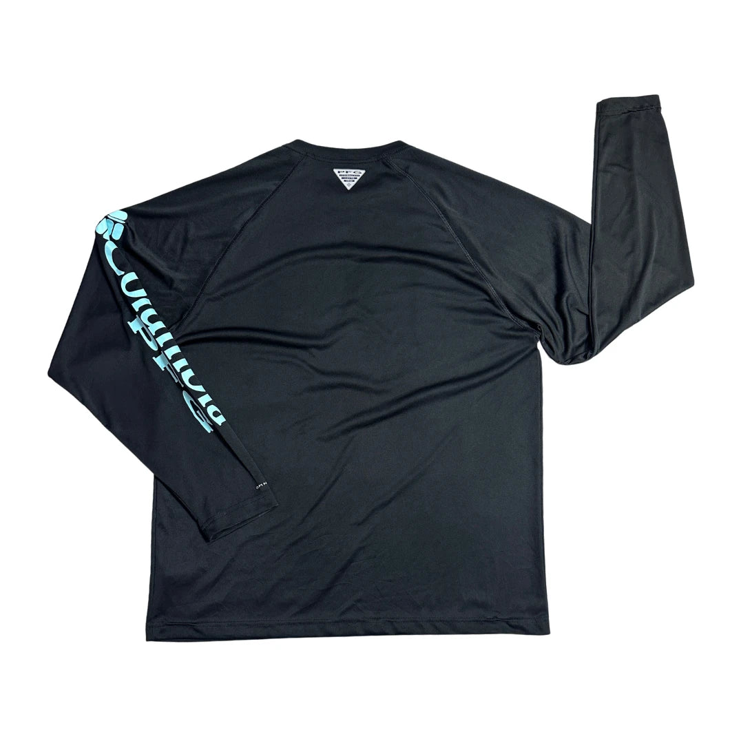 🔥 Columbia® Black Performance Long Sleeve Sports T-Shirt(L)