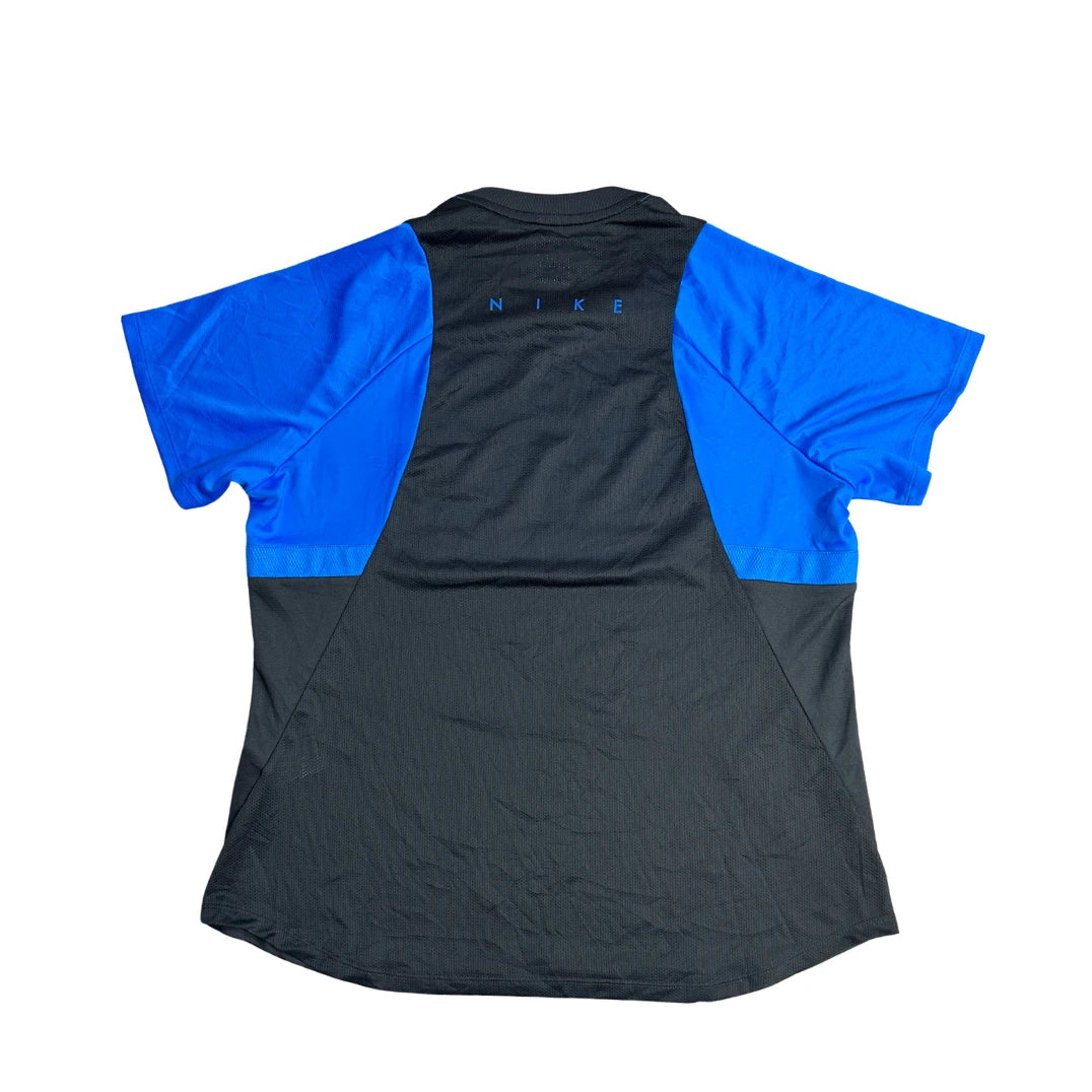 🏃 Nike® Blue Black Dri-FIT Training T-Shirt(L)