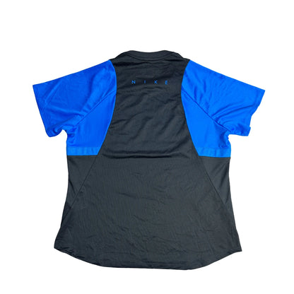 🏃 Nike® Blue Black Dri-FIT Training T-Shirt(L)