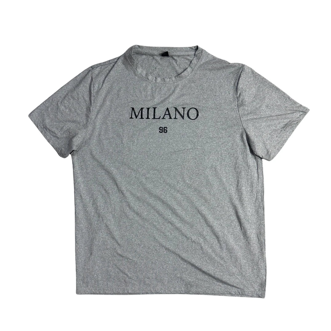 👕 Grey Graphic Casual T-Shirt(XL)