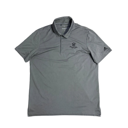 Adidas® Grey Golf Performance Polo Shirt(L)
