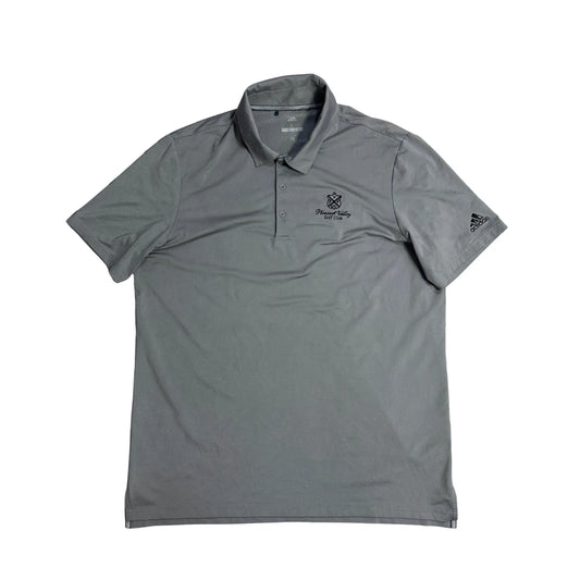 Adidas® Grey Golf Performance Polo Shirt(L)