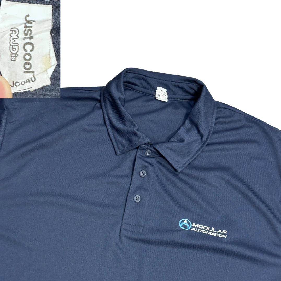 AWDIS® Navy Corporate Performance Polo Shirt(2XL)