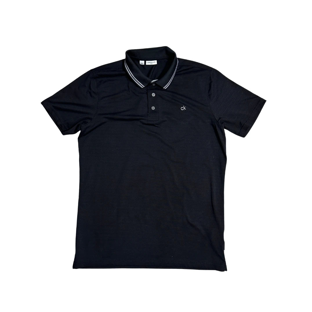 Calvin Klein® Black Golf Polo Shirt(M)