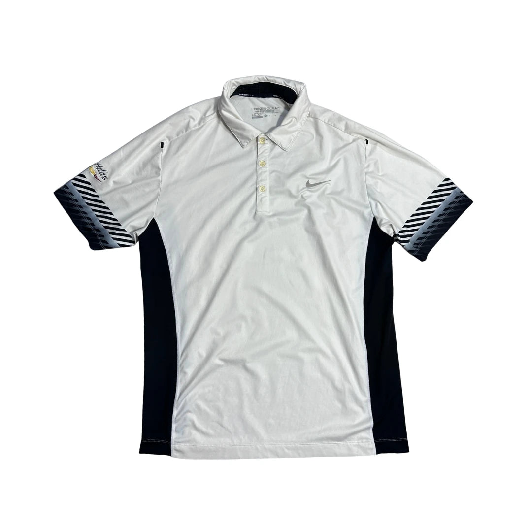 Nike® White Golf Performance Polo Shirt(M)