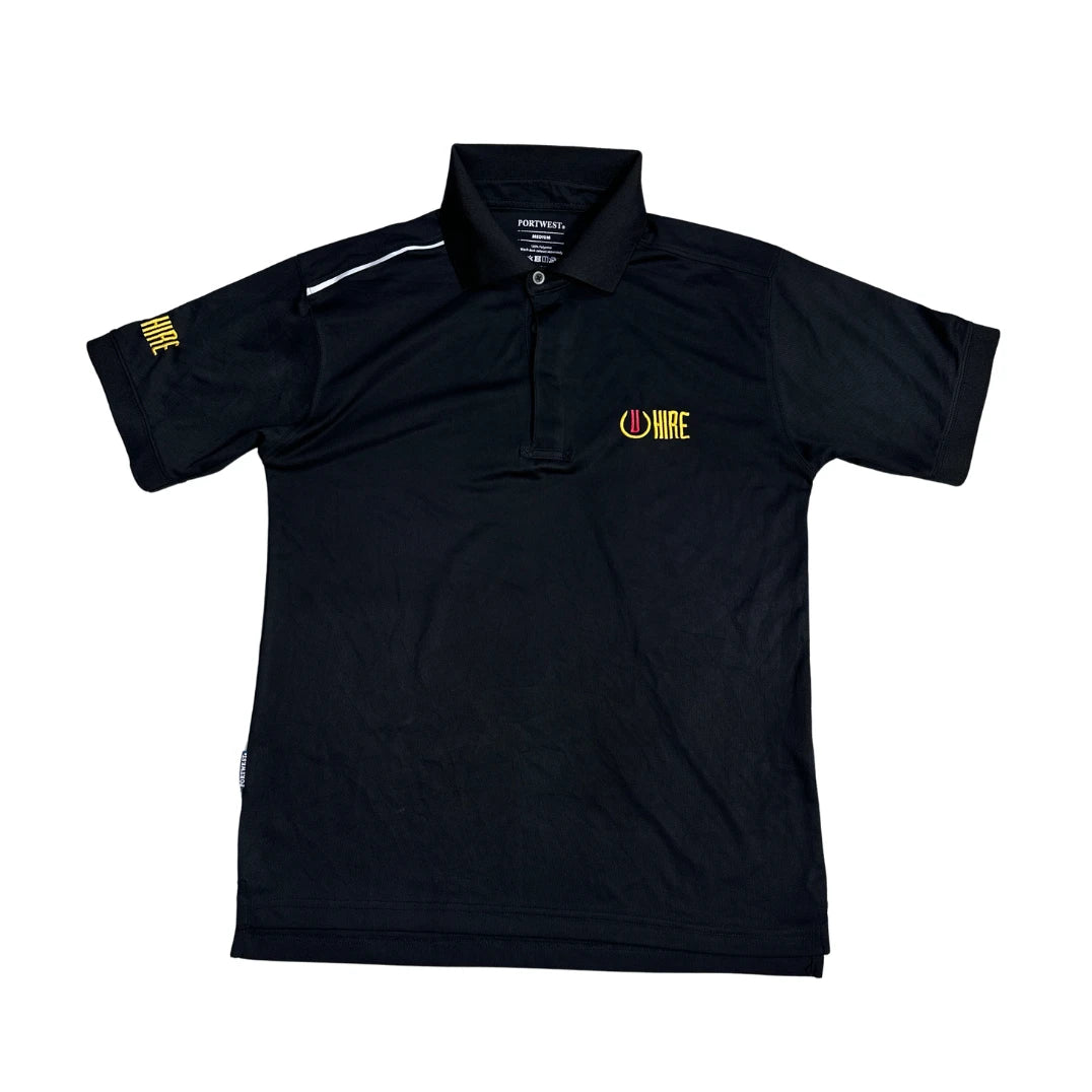 Portwest® Black Workwear Polo Shirt(M)