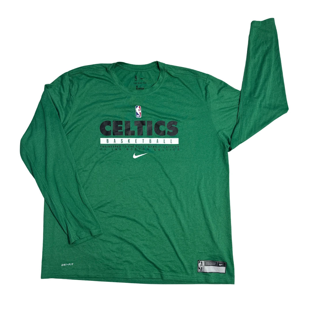 Nike® Green Celtics Dri-FIT Long Sleeve Tee 💚(2XL)