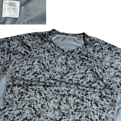 Body Toughness® Grey Camo Performance T-Shirt 🩶