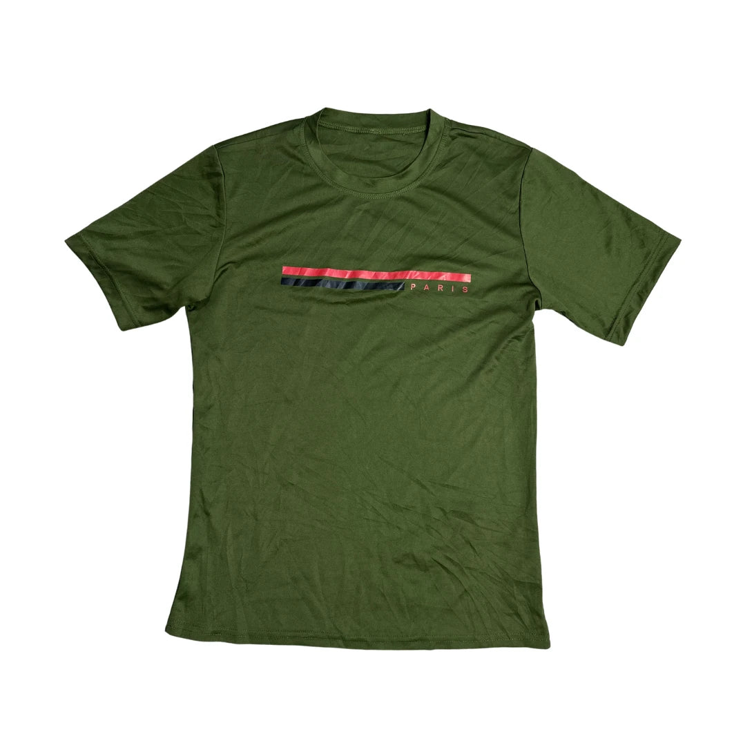 Shein® Olive Graphic Casual T-Shirt 💚