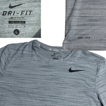 Nike® Grey Dri-FIT Training T-Shirt(L)