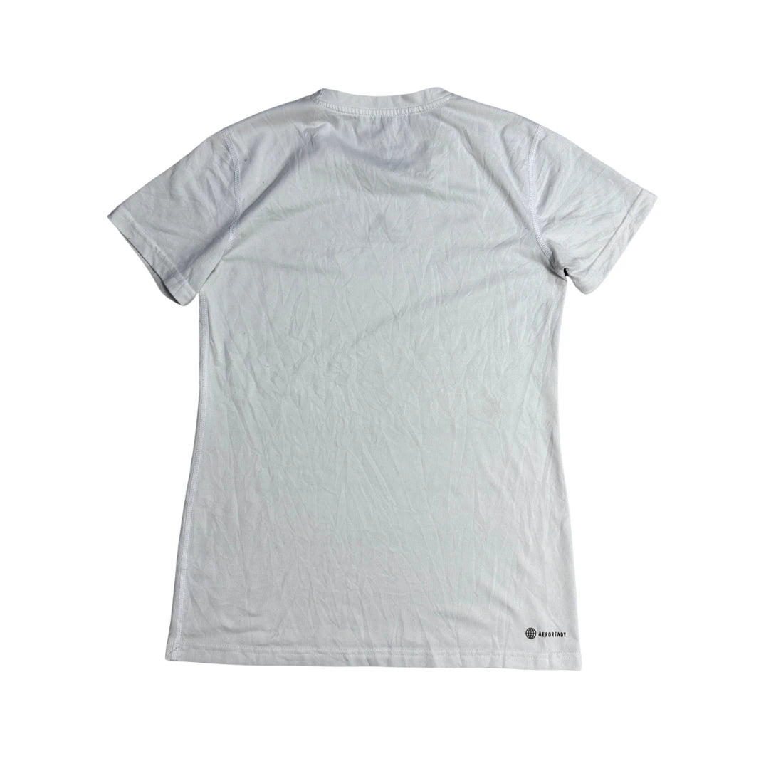 Adidas® White Creator Athletic Training T-Shirt(XS)