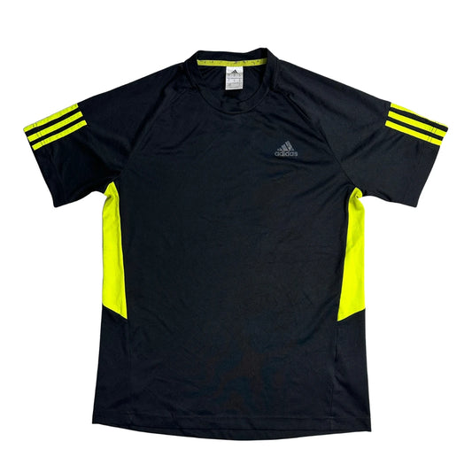 Adidas® Black Neon Performance Training T Shirt(M)