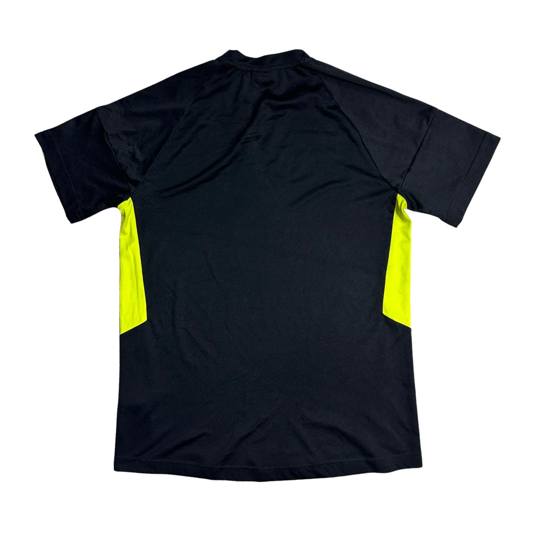 Adidas® Black Neon Performance Training T Shirt(M)