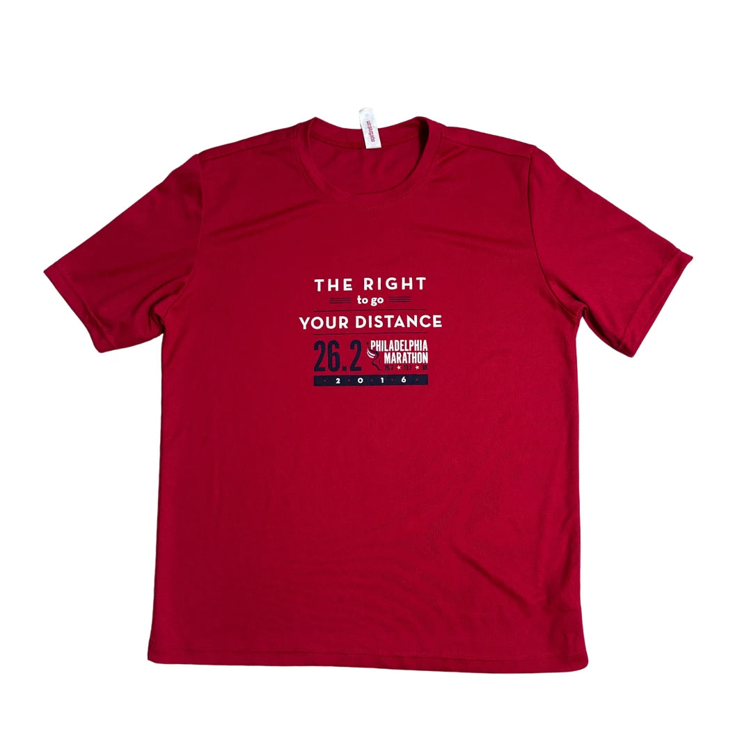 Expert® Red Graphic Running Performance T Shirt(M)