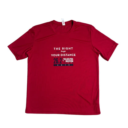 Expert® Red Graphic Running Performance T Shirt(M)