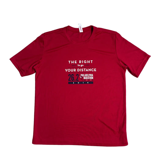 Expert® Red Graphic Running Performance T Shirt(M)