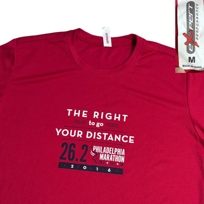 Expert® Red Graphic Running Performance T Shirt(M)