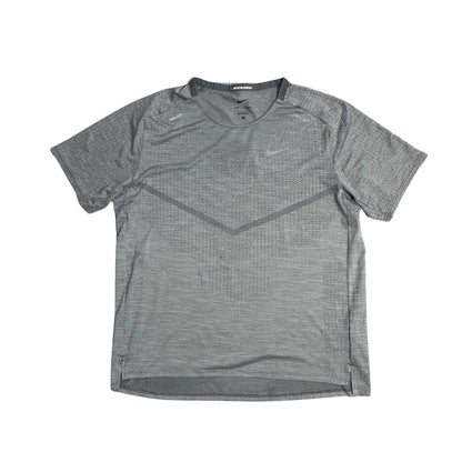 Nike® Grey Running Performance T Shirt(L)