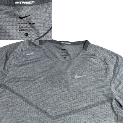 Nike® Grey Running Performance T Shirt(L)