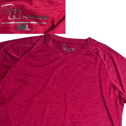 Player House® Maroon Athletic Performance T-Shirt (L)