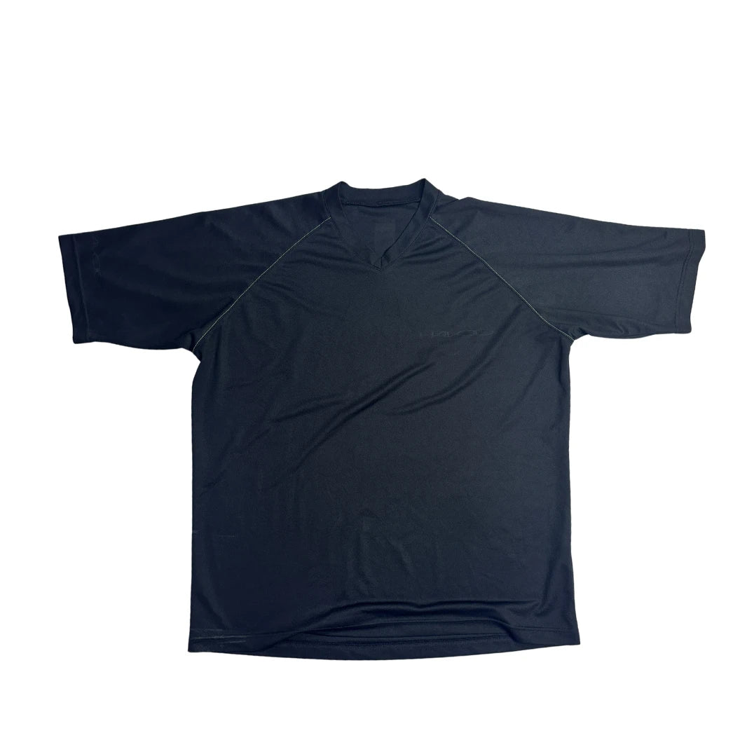 Black V-Neck Athletic Performance T-Shirt (XL)