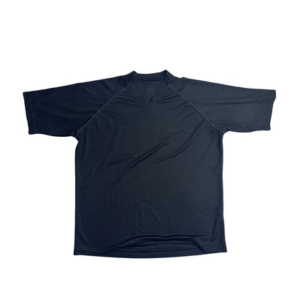 Black V-Neck Athletic Performance T-Shirt (XL)