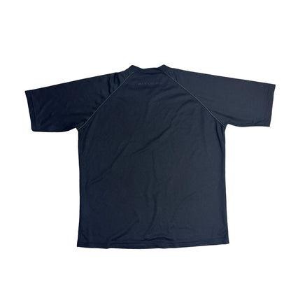 Black V-Neck Athletic Performance T-Shirt (XL)