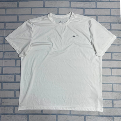 Nike® White Dri-Fit Performance T-Shirt (2XL)